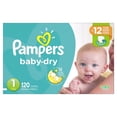thumbnail image 1 of PAMPERS COUCHES BABY DRY - FORMAT SUPER, 1 of 1