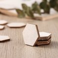 thumbnail image 2 of Shisuyan Blank Hexagon Pieces Beige 100Pack 1.97x1.97in, 2 of 8