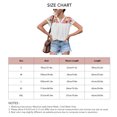 thumbnail image 5 of Chemise Décontractée à Manches Courtes pour Femmes, Blouse Brodée Vintage Col Rond pour Travail pour Bureau pour Magasinage, 5 of 5