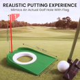 thumbnail image 4 of QualitChoice Golf Hole Mini Golf Course Yard Cups Includes Complete Set With Numbered Flags For Personalized Practice Puttees white*3, 4 of 6