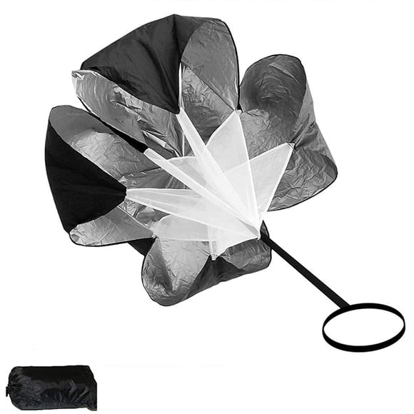 Parapluie de Course Entraînement de Vitesse Résistance Parapluie Parachute Outil d'Entraînement de Résistance au Vent Parachute de Course Entraîneur de Résistance Soccer Soccer Agilité Tête Corde de Vitesse