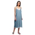 thumbnail image 3 of Moomaya Robe de Nuit Imprimée pour Femmes, Col en V, Bretelles Spaghetti, 3 of 6