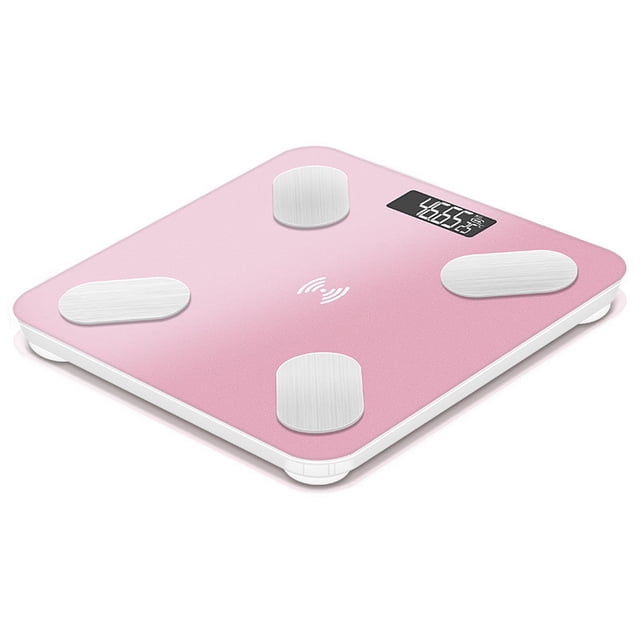 Balance Intelligente de Graisse Corporelle avec Bluetooth - 25 Métriques de Composition Corporelle, 8 Profils d'Utilisateurs, Capacité de 180 kg, et Application Gratuite pour iOS/Android