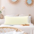 thumbnail image 2 of PiccoCasa Brushed Microfiber Pillowcase Body Pillow Pillowcase, Standard Pearl White, 2 of 8