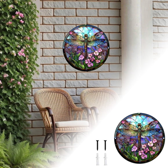 Metal Wall Art for Outdoor Garden Stylish Hanging Decoration for Living Room and Bedroom Unique Patio for Enhanced Appeal