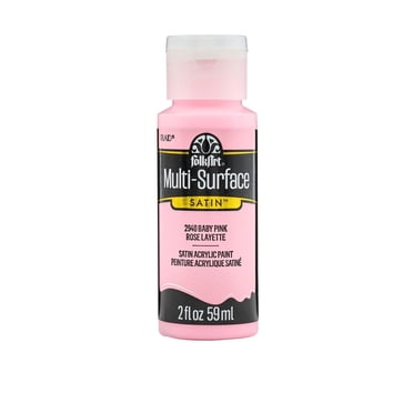 FolkArt Peinture Acrylique Satin Multi-Surface, 2 fl. oz., Rose Bébé