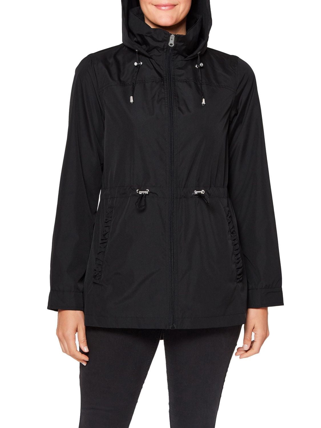 Details Women's Lightweight Water Resistant Parka A Pocket