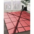 thumbnail image 3 of Ahgly Company Tapis Rectangulaire Lavable en Machine Rouge Transitionnel, 8 Pieds x 12 Pieds, 3 of 7