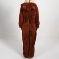 thumbnail image 4 of LSLJS Combinaisons d'Hiver pour Femmes, Combinaison à Capuche à Manches Longues pour Femmes Pyjama Décontracté d'Hiver Chaud Combinaison de Nuit, 4 of 6