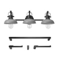 thumbnail image 1 of Gladstone 5-Piece All-in-One Matte Black Bathroom Set, 1 of 9