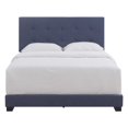 thumbnail image 1 of Home Fare Biscuit Tufted Queen Bed in Heathered Denim Blue, 1 of 7