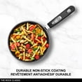 thumbnail image 2 of Starfrit The Rock 2.8L (3Qt) Non-Stick Saucepan with Lid, Durable Forged Aluminum, Oven Safe, PFOA Free, Dishwasher Safe, Black, 2 of 8