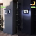 thumbnail image 4 of Back To School!Solar Wall Lights Decorative,Solar House Number Pole Floor Lamp,Sign Light,Lighted Address Numbers Outdoor,Solar Powered Illuminated Address Tablet for Outside Yard Street House, 4 of 6