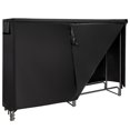 thumbnail image 1 of Costway 6FT Firewood Storage Log Rack Heavy Duty Iron Log Holder W/ Waterproof PVC Cover, 1 of 10