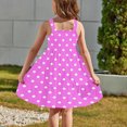 thumbnail image 2 of LOVZFMLL 2-12 Years Girls' Summer Casual Sleeveless Round Neck Button With Pockets Dress, 2 of 3