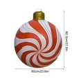 thumbnail image 3 of Danhjin Inflatable Decorated Ball Christmas Party PVC Candy Christmas Decoration 60cm Inflatable Candy Christmas Christmas Decorations, 3 of 5