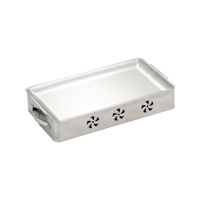 S SERENABLE Plaque Chauffante pour Barbecue, Fournaise de Maintien pour Comptoir, Restaurant, Camping argent