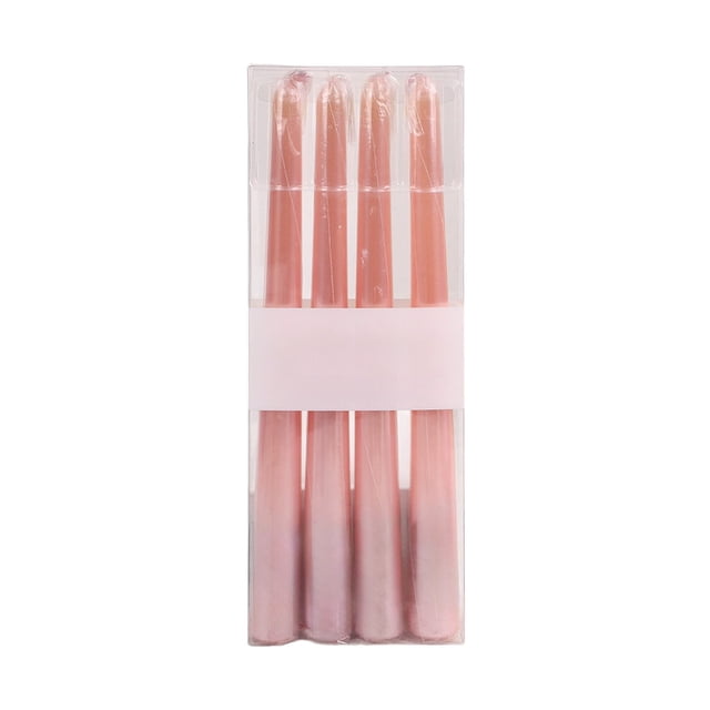 Red Candles Taper 4Pcs/Box Net Red Restaurant Plating Thread Candle, 25cm Long Pole Candles for Romantic Wedding Decoration, Wax for Candles