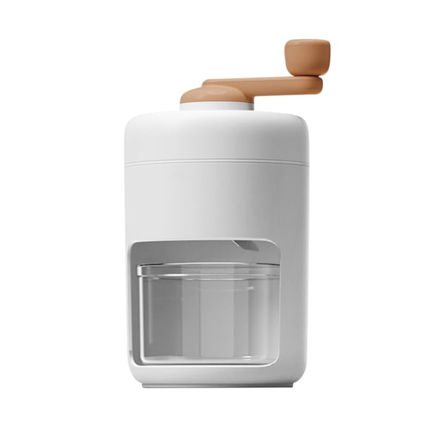 Meitianfacai Household Hand Ice Shaver and Snow Cone Machine Premium Portable Ice Crusher Small Compact Ice Machine Easy To Clean Ice Maker 13*13*26cm