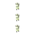 thumbnail image 3 of maskred Convenient Foldable Shopping Bags For Easy Carrying And Storage Made green flowers 3Set, 3 of 6