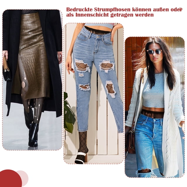 kurtrusly Collants Résille Aguichant pour Toute Occasion pour des Options de Style Polyvalentes Bas Résille Faciles d'Entretien 4