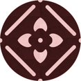 thumbnail image 1 of Ahgly Company Machine Washable Indoor Round Transitional Chocolate Brown Area Rugs, 3' Round, 1 of 7