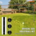 thumbnail image 2 of VEVOR Système de Filet de Volleyball Portable pour l'Extérieur, Poteaux en Aluminium à Hauteur Réglable, Ensemble de Volleyball Professionnel avec Volleyball en PVC, Pompe, Sac de Transport, 2 of 9