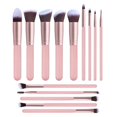 thumbnail image 1 of Graflsoa 14-Piece Pink Makeup Brush Set for Eyeshadow, Powder, and Full Face Application - Complete Cosmetic Tool Kit, 1 of 5