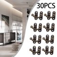 thumbnail image 4 of 30pcs Antique Bronze Iron Padlock Hasp Hook Lock For Mini Jewelry Wooden Box, 4 of 4