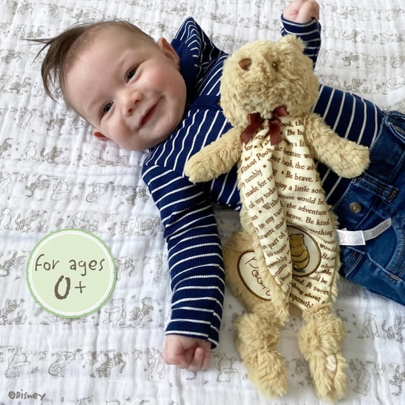 KIDS PREFERRED Disney Baby Classic Winnie The Pooh Lovey Security Blanket
