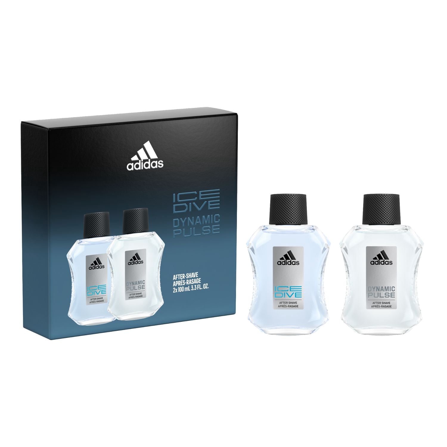 Giftset including an Ice Dive After Shave and Dynamic Pulse After Shave