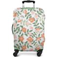thumbnail image 3 of Travel Luggage Cover Suitcase Protector Fits 18-32 Inch Luggage Wheel Covers Patterned Travel Related Items Flower Luggage Protector Elastic Luggage Anti-scratch Suitcase Cover L, 3 of 5