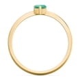 thumbnail image 4 of Heart Birthstone Ring - Emerald (May), 4 of 6