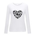 thumbnail image 3 of Chandail Décontracté pour Femmes Motif Patte d'Ours Amour Manches Longues Tupper, 3 of 4
