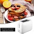 thumbnail image 4 of 2-Slice Portable Home Toaster 800W with 7 Temperature Settings, Removable Crumb Tray, 4 of 5