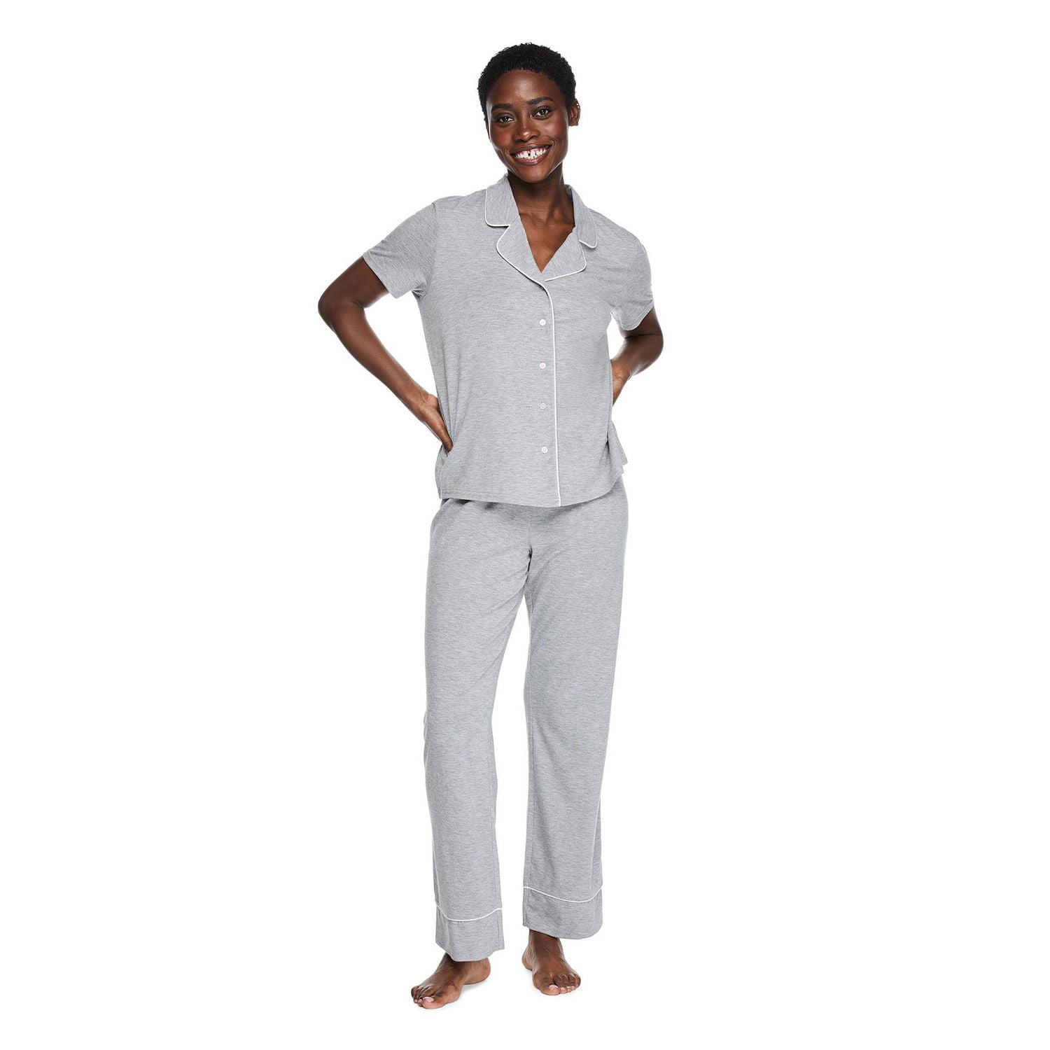 Como Blu Women's Three Piece Pajama Set