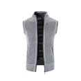 thumbnail image 4 of CEHVOM 2021 Autumn And Winter Plus Fleece Jacket Men's Sweater Stand Collar Cardigan, 4 of 4
