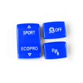 thumbnail image 3 of Bouton de Commutation Latérale de Console de Voiture 2S F22 F23 2014 à 2018 Bleu, 3 of 8