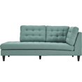 thumbnail image 5 of Modway Empress Upholstered Polyester Fabric Left Facing Chaise in Laguna, 5 of 5