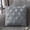 Gray#3, variant on Solid Color Intersection Plaid Decorative Pillowcase 40x40cm For Living Room Sofa Bed Fashionable Home Decoration Soft Furry Cushions