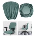 thumbnail image 4 of Housse de Chaise de Bureau Fendue Imperméable 36cm50cm/14.17 Inch19.69 Universel Lavable Protection Vert, 4 of 9