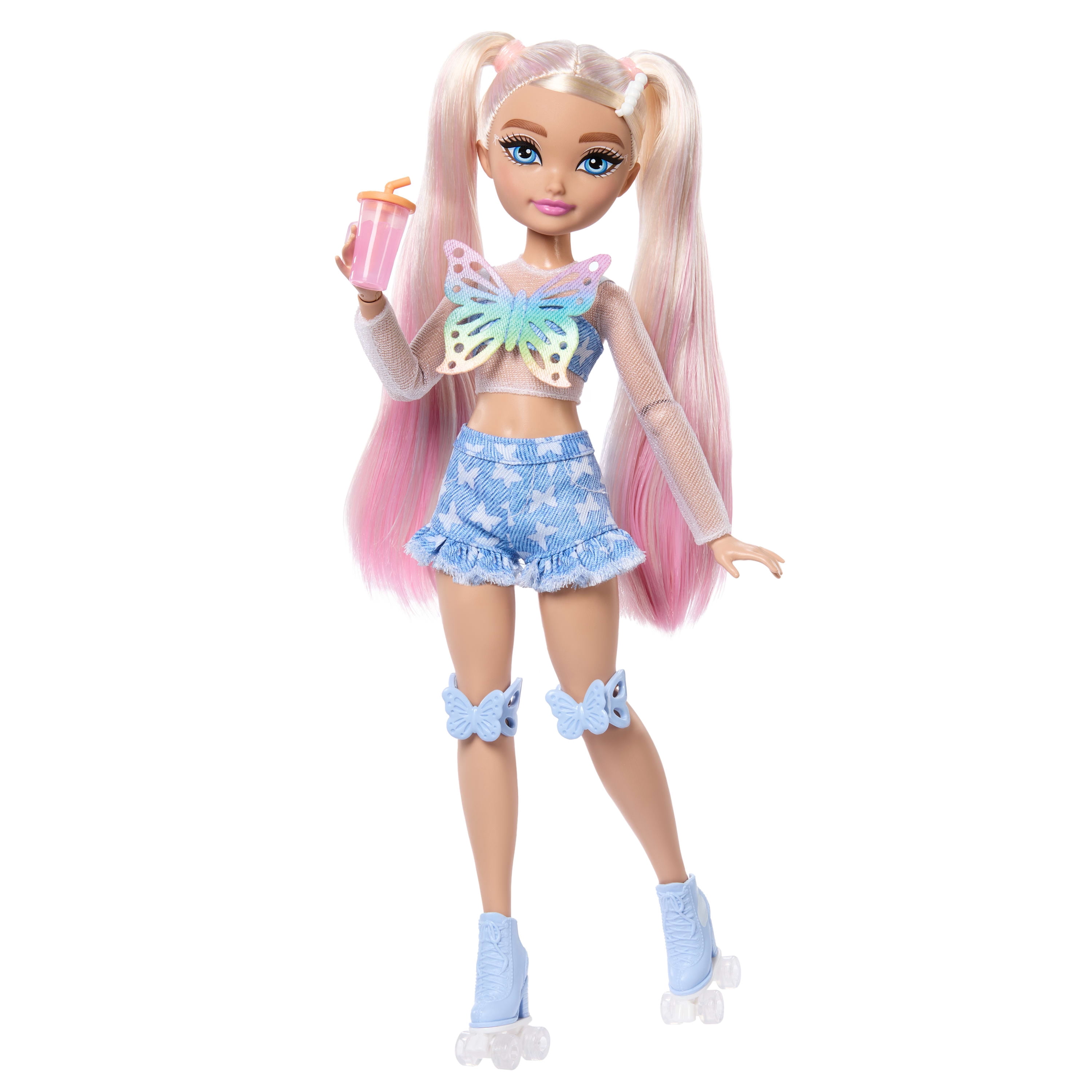 Barbie Équipe de Rêve Poupée Barbie Malibu Patins à roulettes
