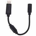 thumbnail image 2 of LEEYNEER USB Breakaway Extension Cable for Xbox 360 Wired Gamepad Controller  Black, 2 of 5