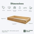 thumbnail image 3 of All Things Cedar 4-ft X 2-ft Raised Garden Planter Bed, Western Red Cedar Build, 3 of 7