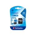 thumbnail image 3 of Verbatim 32GB Class 10 MicroSDHC Card with Adapter, Black, 3 of 4