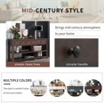 thumbnail image 4 of 50" Solid Wood Console Table Sofa Table with Storage Drawers and Bottom Shelf Entryway Table for Entry Hallway Foyer Sofa Couch Table, Espresso, 4 of 8
