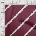 thumbnail image 2 of oneOone Polyester Spandex Maroon Fabric Stripe Sewing Material Print Fabric By The Yard 56 Inch Wide, 2 of 5