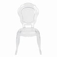 thumbnail image 2 of Plata Import Princess Clear Plastic Chair, 2 of 2