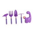 thumbnail image 4 of lionlar Kids Gardening Tool Set Backyard Play Trowel Early Learning Outdoor Toys Set D, 4 of 9