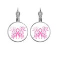 thumbnail image 1 of Caring For Breast Theme Accessories Breast Awareness Womens Earrings Ear Hooks, 1 of 1